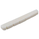 1 Piece White Slotted Nut Bone for 6-String Electric Guitar Instrument Part