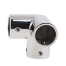 Marine Grade 316 Stainless Steel Boat Handrail - 3 Way 90 Degree 25mm