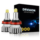 2Pcs 24Chips H8/H9/H11 LED Lamp Car Headlight Bulbs LED 360 Degree 6000K 1800 Gw