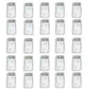 25 Pieces Disposable Tinfoil Grill Drip Baking Pans BBQ Trays for Outdoor