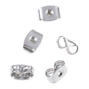 30Silver plated butterfly earring backs stopper scrolls ear post nuts findingsOZ