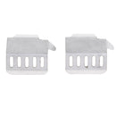 2x Stainless Steel Chassis Alxe Skid Plate for 1/10 Traxxas RC Rock Crawlers