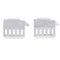 2x Stainless Steel Chassis Alxe Skid Plate for 1/10 Traxxas RC Rock Crawlers