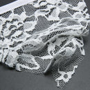 12 Flags White Lace Flower Flag Banner Pennant Wedding/Birthday Party Decor