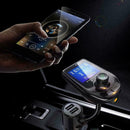 QC3.0 Car charger Car Kit Handsfree Wireless Bluetooth Transmitter Black MP U1C5