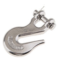 5/16inch Forged Steel Clevis Hook with Safety Latch for Connecting Safety Chains