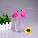 Flamingo on Paper Straws Wedding birthday Decoration Tropical Drinks tea party J