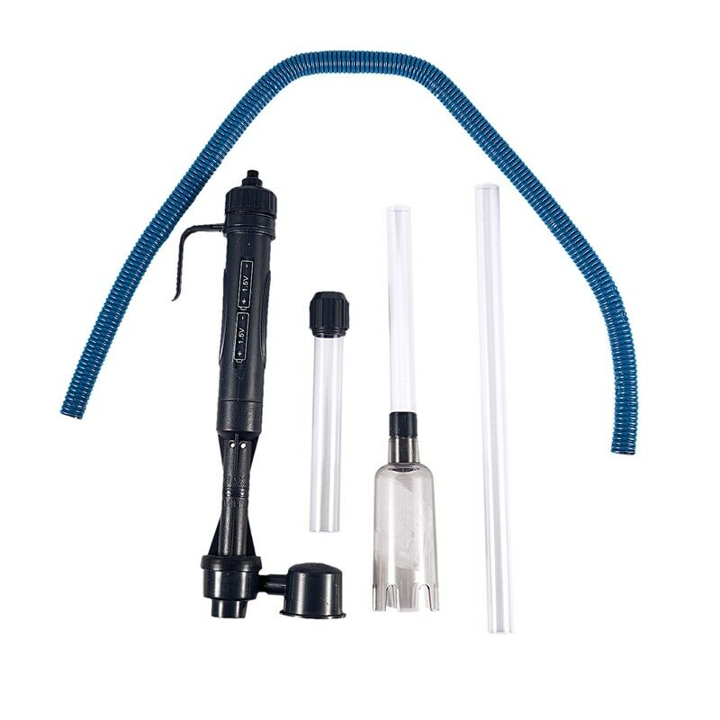 New Aquarium Gravel Battery Fish Tank Vacuum Cleaner Pump Water Filter T7V4