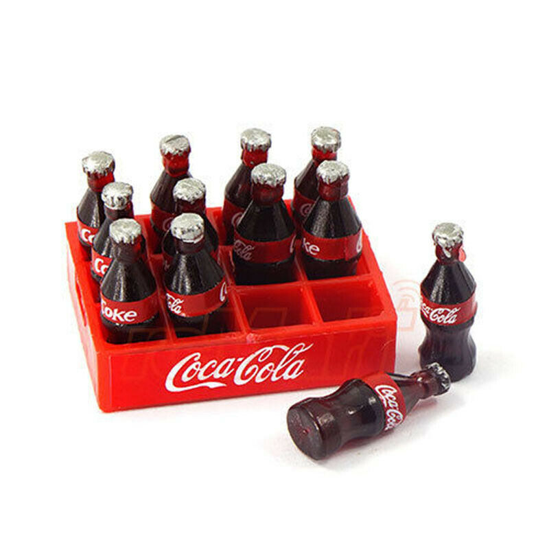 Rc Mini Coke Bottle & Tray Decoration Accessory Tools For 1/10 Rc Crawler C T8N5
