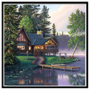 Full Drill 5D DIY Village House Diamond Painting Embroidery Cross Stitch