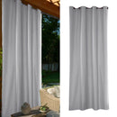 Thicken Fabric Outdoor Curtain Waterproof  Divider Blackout Gray_54x108inch