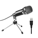 USB Microphone, Plug &Play Home Studio USB Condenser Microphone for Skype,  N4L1