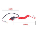 Outboard Emergency Shutdown Switch + Off-Board Safety Rope Suitable For Yam