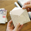12pcs Retro Design Office Kid Holiday Stationery Mini Paper Ancient Envelope .