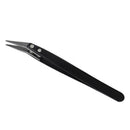 Black Ceramic Tweezers Insulation Pliers Stainless Steel Tweezers Heat-Resi