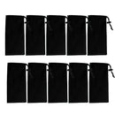 10x Tent bag Camping Tent Peg Nail Organizer Pouch Black Peg Nails Stake qwe