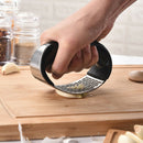 Garlic Press Rocker Stainless Garlic Mincer Crusher  & Cleaning Brush