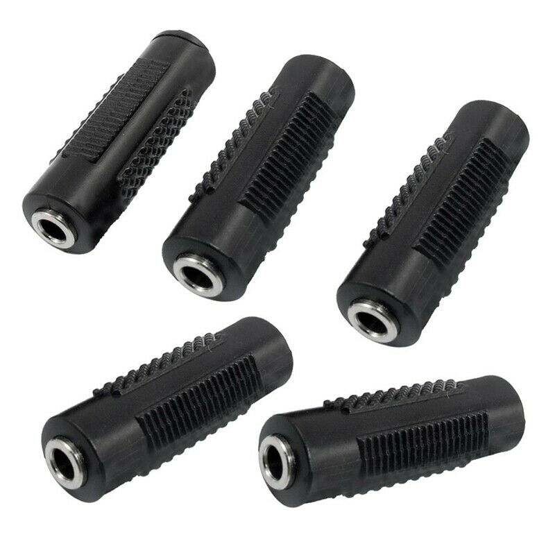 5 x 3.5mm Female to 3.5mm Female Coupler Adapter Connector B2W2