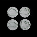 4x Plane,Ship,Train,Car Sample Cookie Cutters Mold Cake Decors DIY Fondant Mo JR
