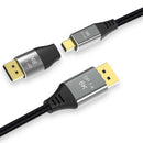 Bidirectional Mini DP Female to DP Male Adapter 8K Converter for HDTV PC