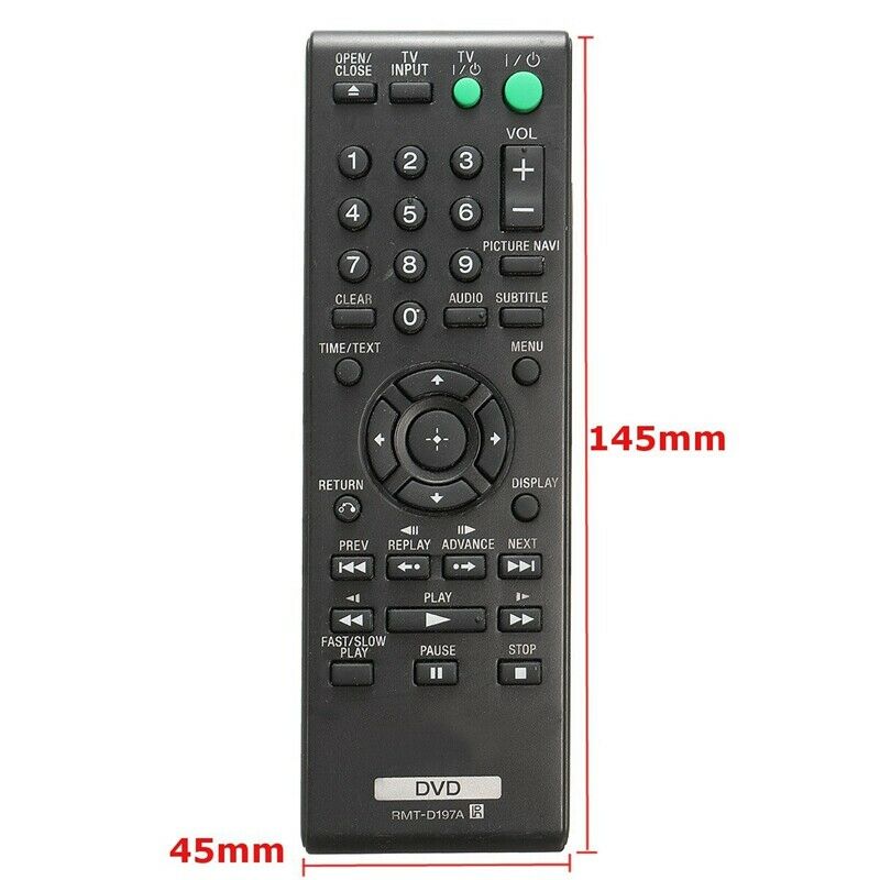 5X(Rmt-D197A Smart Remote Control for Sony Dvd Dvp-Sr210 Dvp-Sr210P Dvp-Sr Y4Q9)