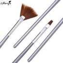 4pcs nail art gel design pen painting polish brush dotting drawing tool set LJ