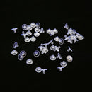 100 Pack Clear Plastic Earring Backs Clutch Earring Pad M5P3
