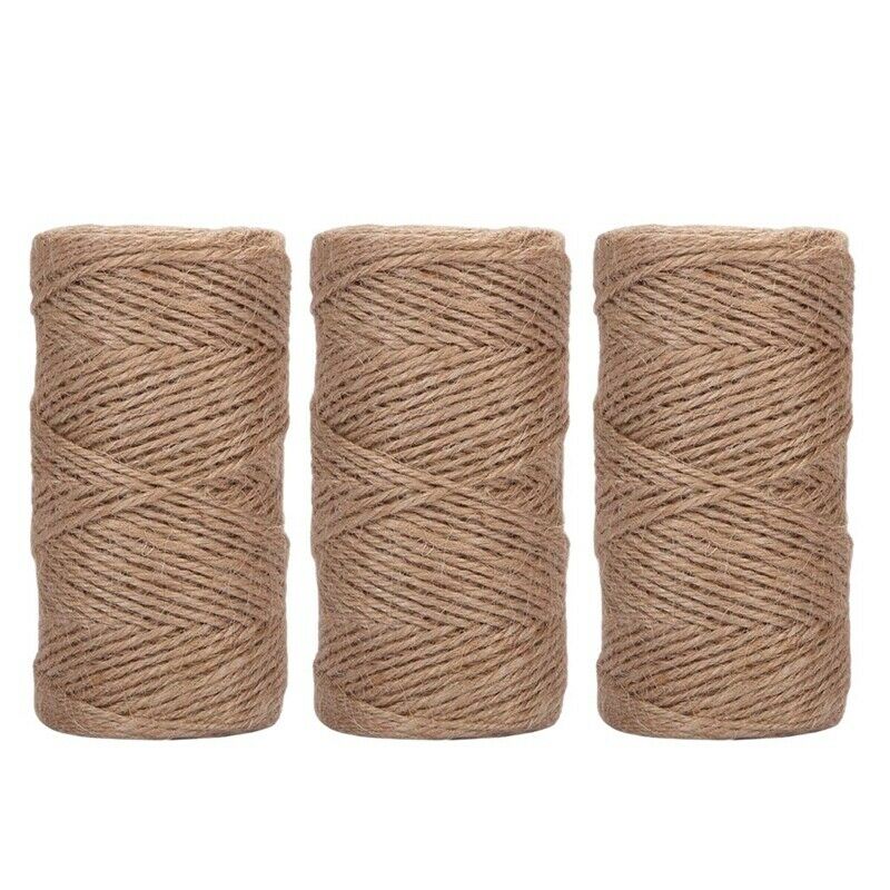 DIY Handmade Jute Rope 1000 Feet 2Mm 3 Ply Natural Jute Twine String Rolls