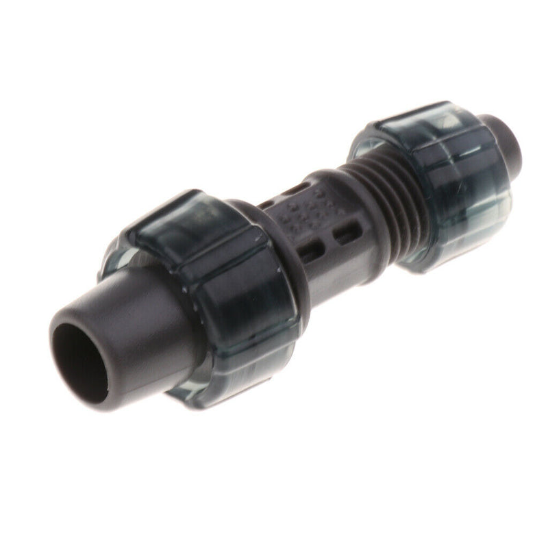 2 Pcs Plastic Fish Tank Hose Adapters Aquarium Air Tubing Connectors Black