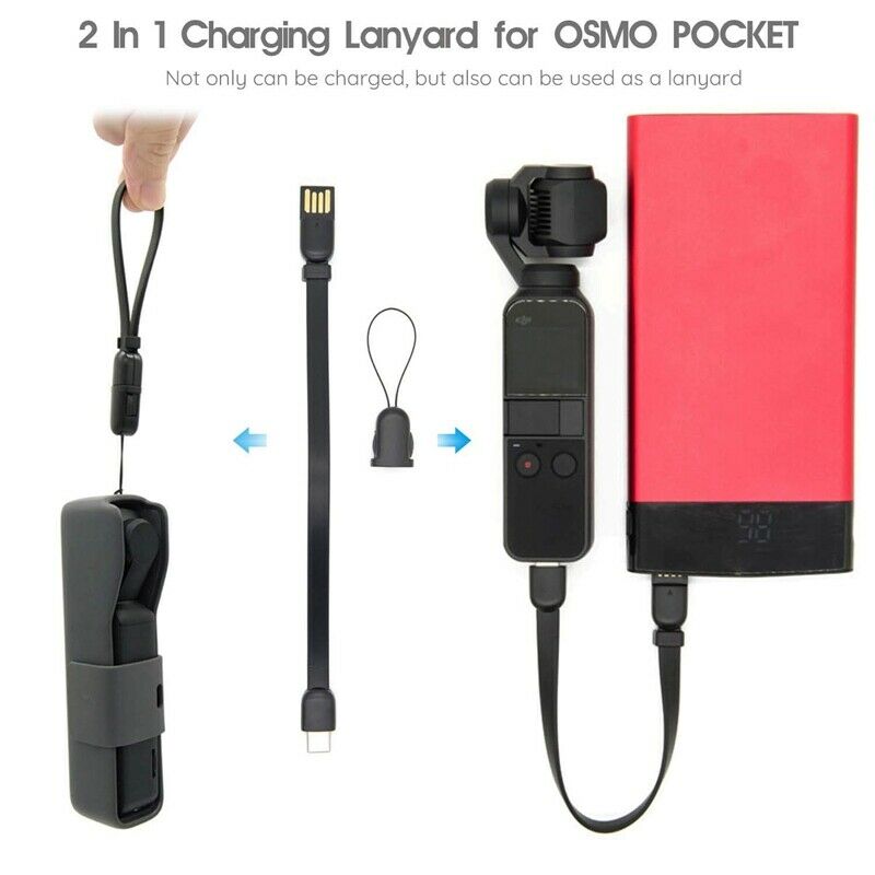 Charging Cable Lanyard Strip Portable Charger Data Line For Dji Osmo Pocket A4A3