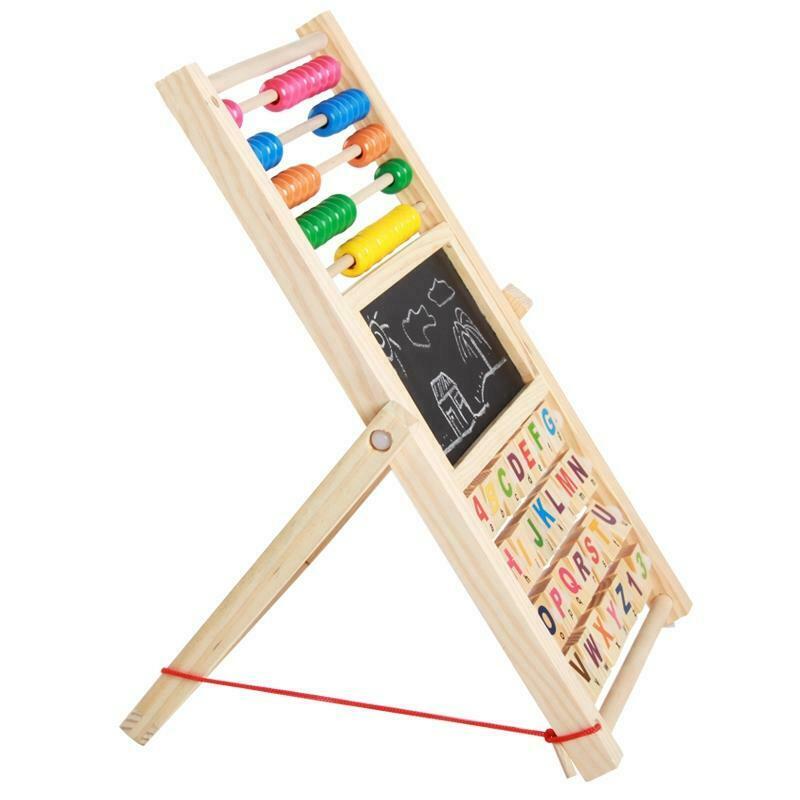 Multi-Function Abacus Learning Frame Wooden Counting Cognitive Board Childr F7E3