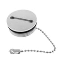 3x Boat Deck Filler Replacement Cap Chain Stainless Steel Fuel Water Gas