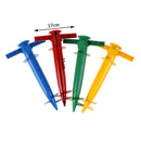 1PC Adjustable Sun Beach Umbrella Stand  Fishing  Parasol Ground Anchor Hol J Hn
