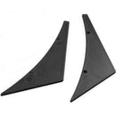 Universal Car Front Bumper Lip Splitter Body Spoiler Canards Refit Kits Black_3C