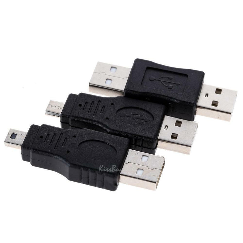 12pcs OTG F/M USB Male to Female Micro USB Mini Changer Adapter Converter 5 Pin