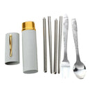 Stainless Steel Fork Spoon Chopsticks Set S9V3