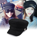Ladies Womens Girls Wool Blend Baker Boy Peaked Cap Newsboy Hat Beret Fashion FT