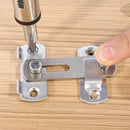 Stainless Steel Hasp Latch Lock Sliding Door Simple Convenience Window Cabi R5W2