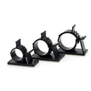 20Pcs Black Adjustable Plastic Cable Clamps Self Adhesive Car Cable Clips W A9W7