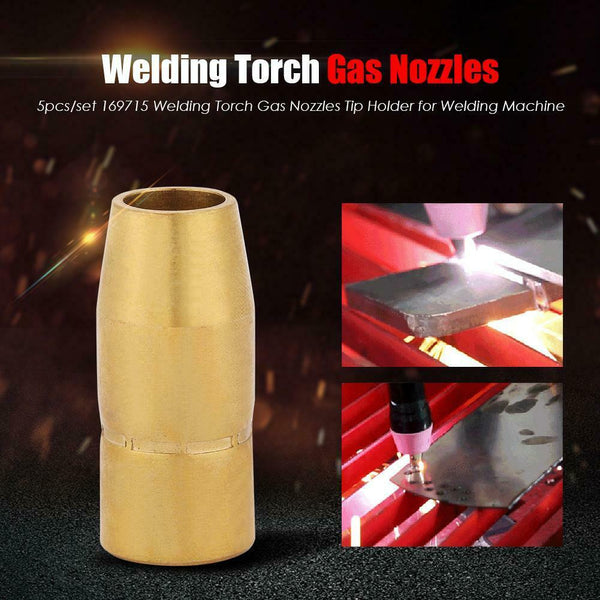 5pcs/set 169715 Welding Torch Gas Nozzles Tip Holder for Welding Machine #JT1