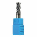 10MM Tungsten Carbide End Mill 4 Flute Shank Drill 75MM Length Flat Bottom Shank