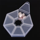Plastic 7Slot Adjustable Jewelry  Display Tool Box Case Organizer Storage,Bea Kw