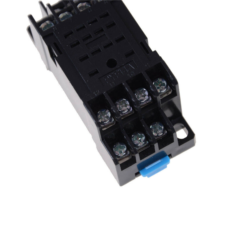 PYF14A DIN Rail Power Relay Socket Base 14 Pin for MY4NJ HH54P*L S Ew