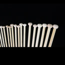 18 Sizes 36cm Single Pointed Bamboo Knitting Needles Set Kit (2.0mm - 10.0m