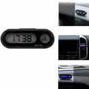2PCS 2 in 1 Car Digital Time Clock Large LED Backlight Screen Electronic Thermom