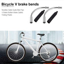 2 Sets MTB Mountain Bike V Brake Noodles Cable Guide Bend Tubes+ Sleeves  A