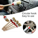 5Pcs/set Car Detailing Brush Boar Hair Vehicle Auto Clean For Wheel Interio O3N3