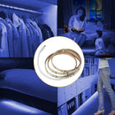 Wireless PIR Motion Strip Light Sensor 1M 30 LED Cabinet operated by batter