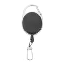 60cm Retractable Key Ring Belt Clip Pull Reel Key Chain ID Holder Keyring
