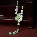 Ethnic Style Sweater Chain Long Necklace Female Retro Style Wind Pendant Pe